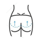 Icono de procedimiento de Cirugía de nalgas ogluteoplastia con el Dr. Rodrigo Montoya en Medellín