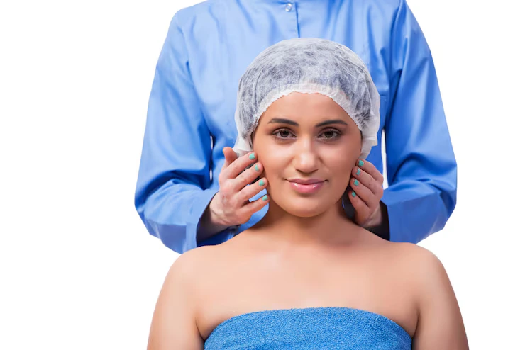 Preparación prequirúrgica antes de una rinoplastia