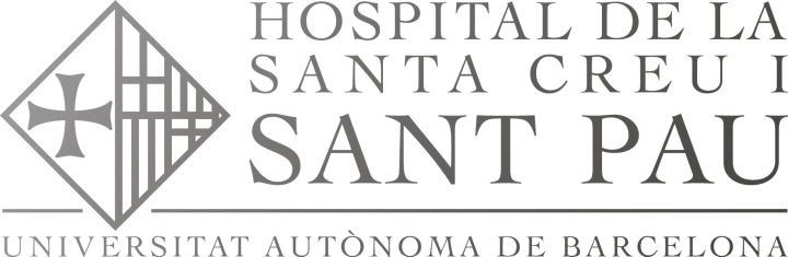 Logo Hospital de la Santa Creu i Sant Pau Barcelona